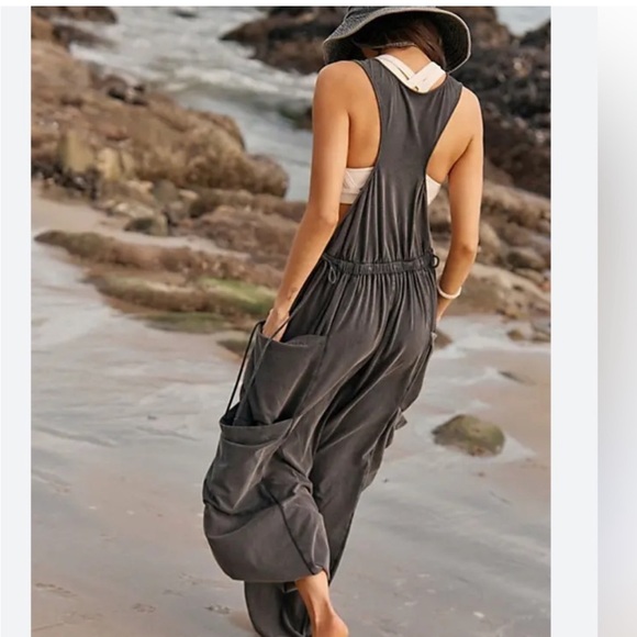 Free People Movement Brown Infinity Onesie Size M - Picture 4 of 16